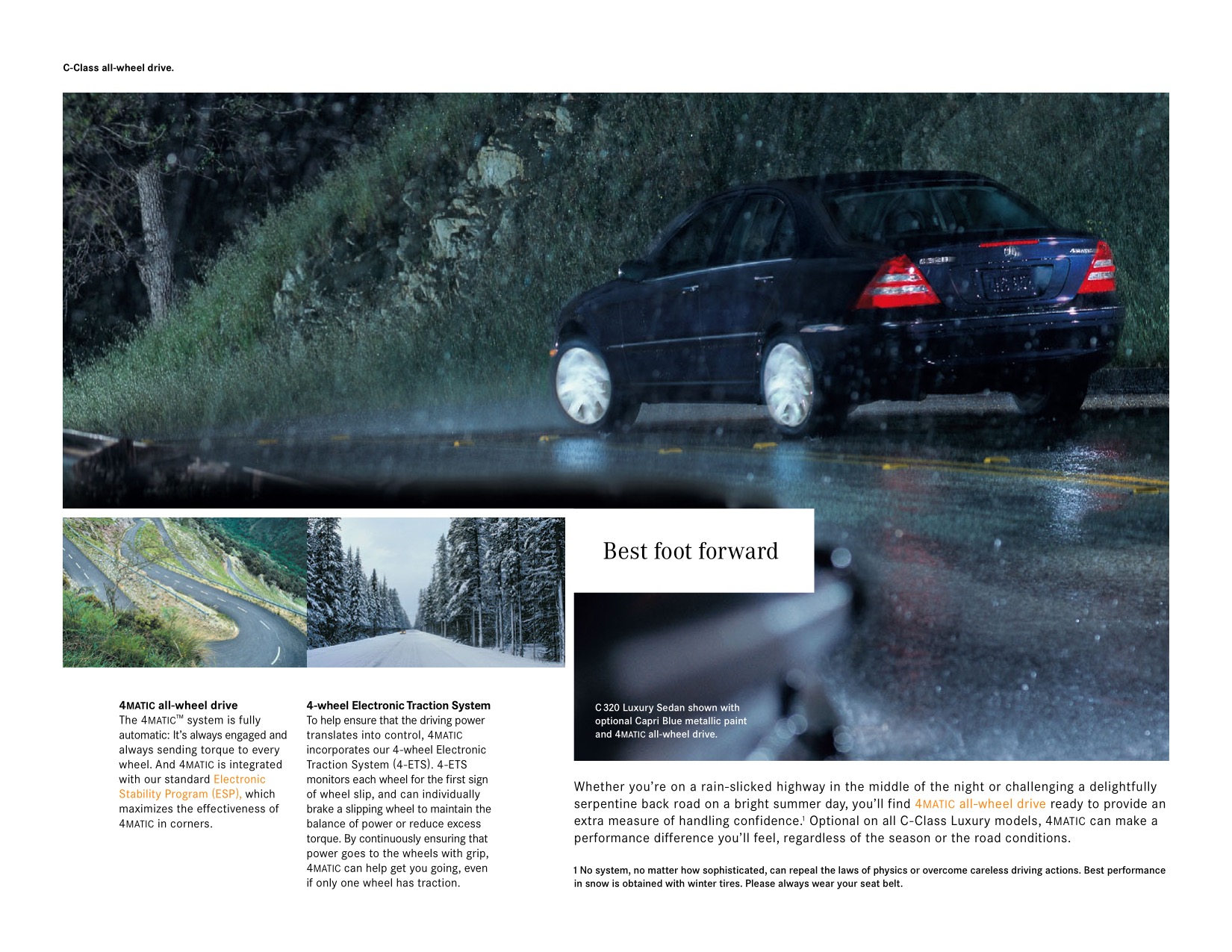 2005 Mercedes-Benz C-Class Luxury Brochure Page 5